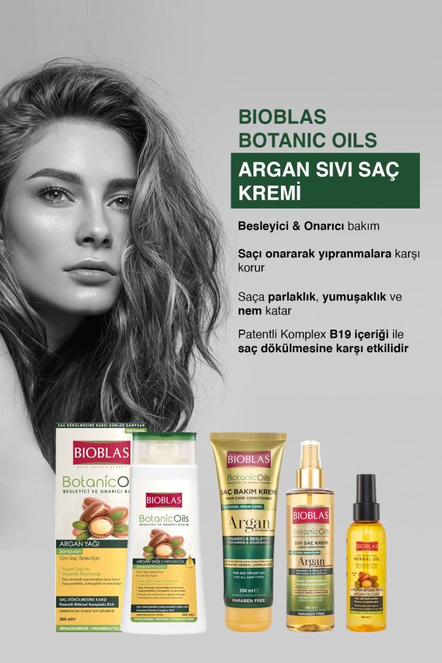 Botanıc Oils Argan Yağlı Sıvı Saç Kremi Sprey 200 Ml