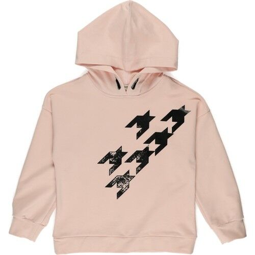 Girl Print Detailed Hoodie Sweatshirt