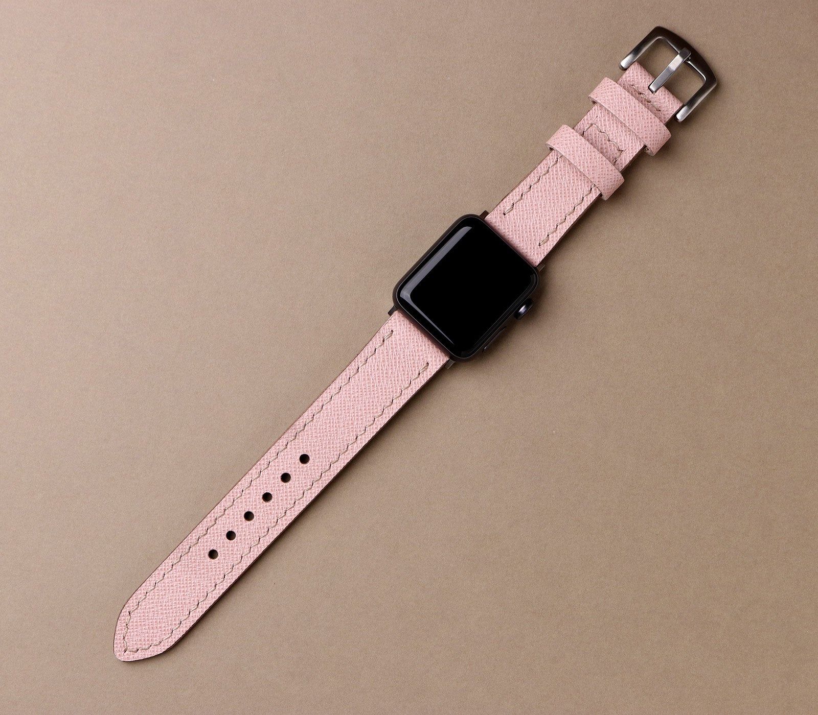 Saffiano leather online apple watch band