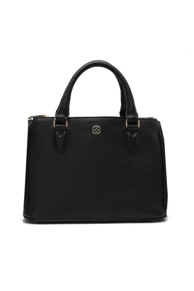 Fleur Black Women's Leather Handbag