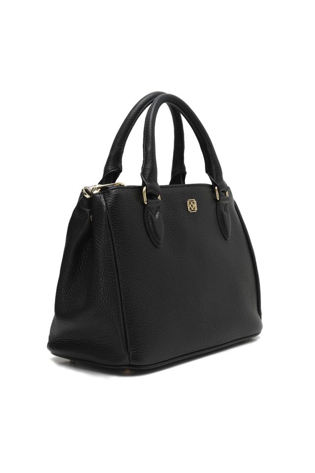 Fleur Black Women's Leather Handbag