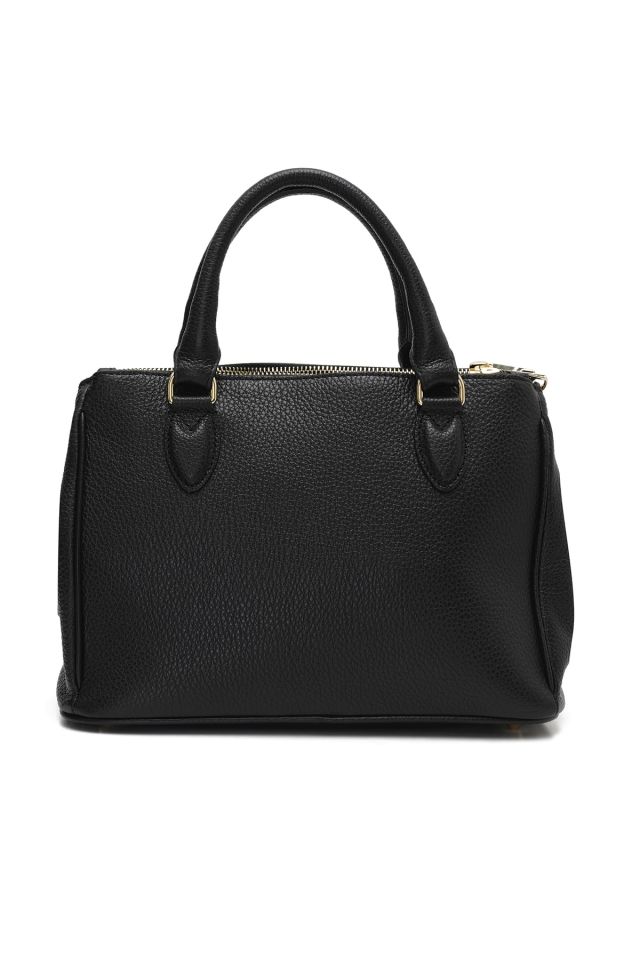 Fleur Black Women's Leather Handbag