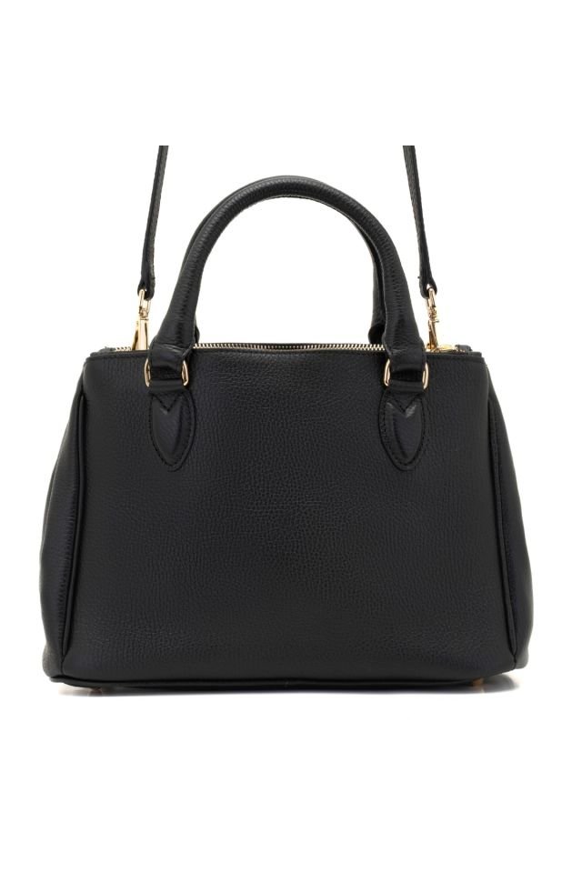 Fleur Black Women's Leather Handbag