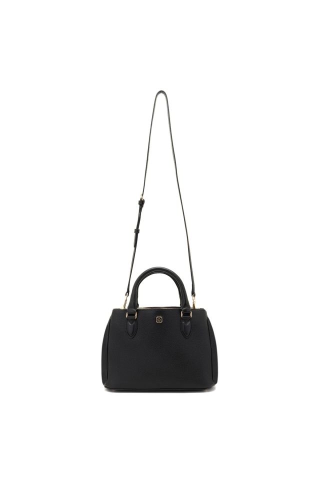 Fleur Black Women's Leather Handbag