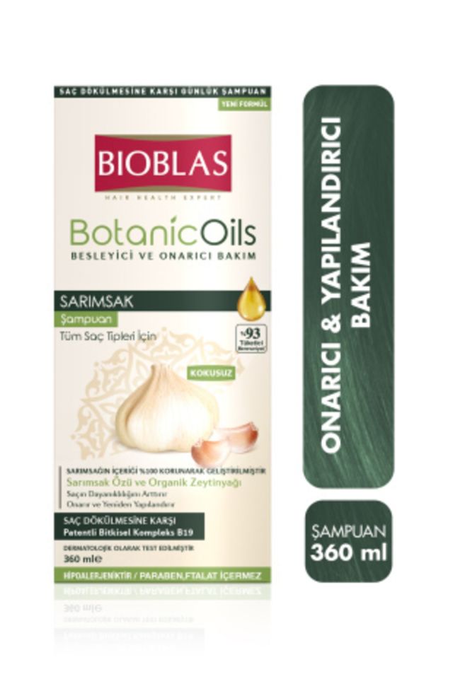 Botanic Oils Garlic Shampoo 360 ml - Unscented