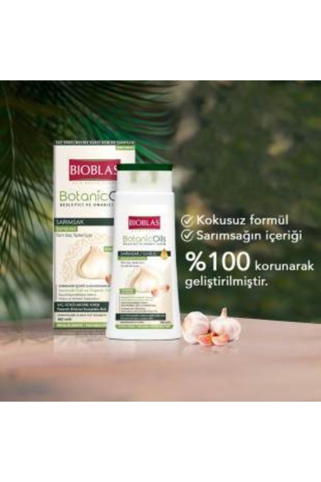 Botanic Oils Garlic Shampoo 360 ml - Unscented