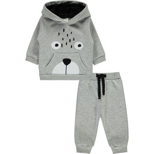 Baby Boy Hoodie Suit Graymelange