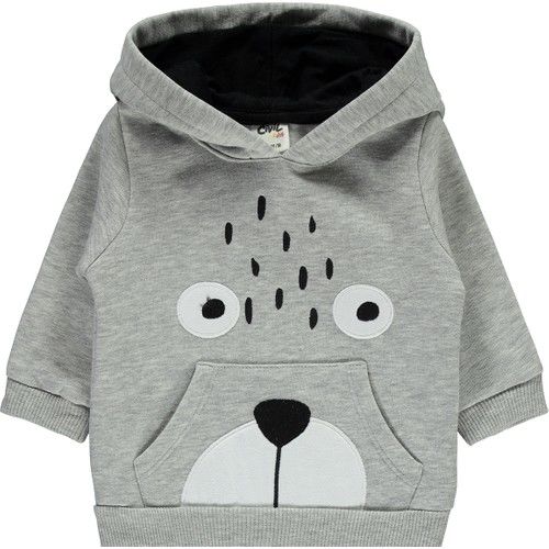 Baby Boy Hoodie Suit Graymelange
