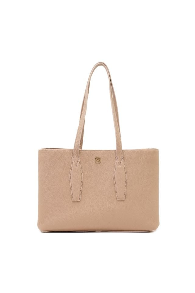 Drake Cream Women's Leather Shoulder Bag