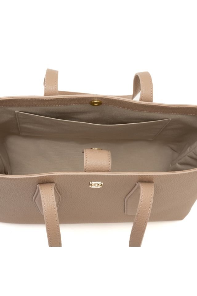 Drake Cream Women's Leather Shoulder Bag