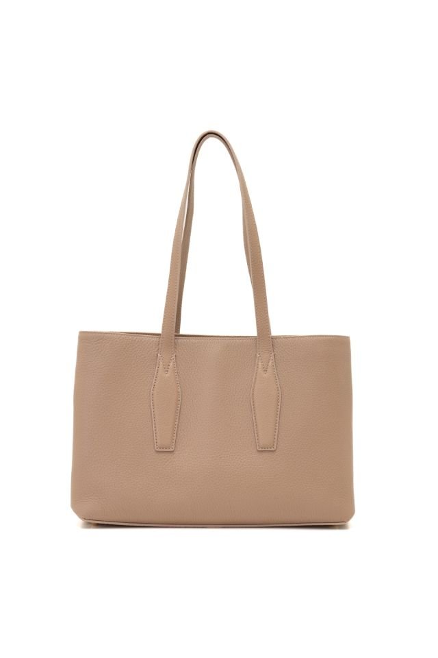 Drake Cream Women's Leather Shoulder Bag