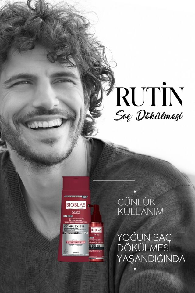 BioBlas Forte Dökülme Önleyici Şampuan 360 Ml %74 Bitkisel Serum içerir