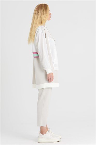 Zippered Tunic And Trousers Set TAŞ