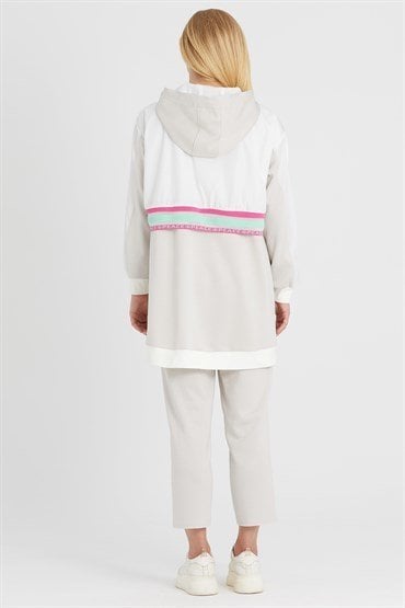 Zippered Tunic And Trousers Set TAŞ