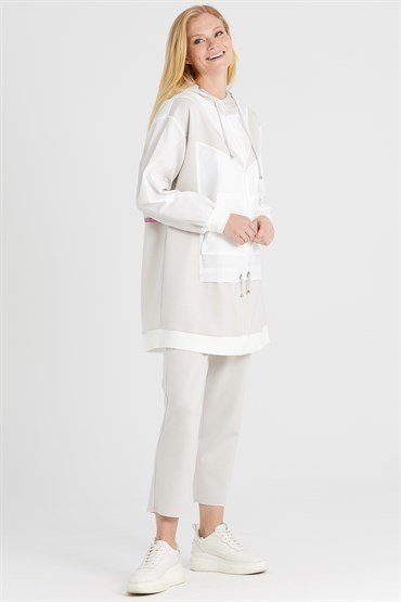 Zippered Tunic And Trousers Set TAŞ