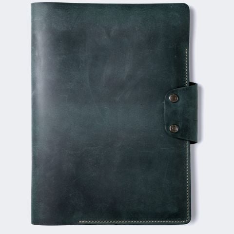 A4 Notebook Leather Case Organizer