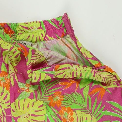 Girl Leaf Printed Shorts