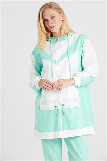 Fermuarlı Tunik Ve Pantolon Takımı MİNT