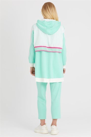 Fermuarlı Tunik Ve Pantolon Takımı MİNT