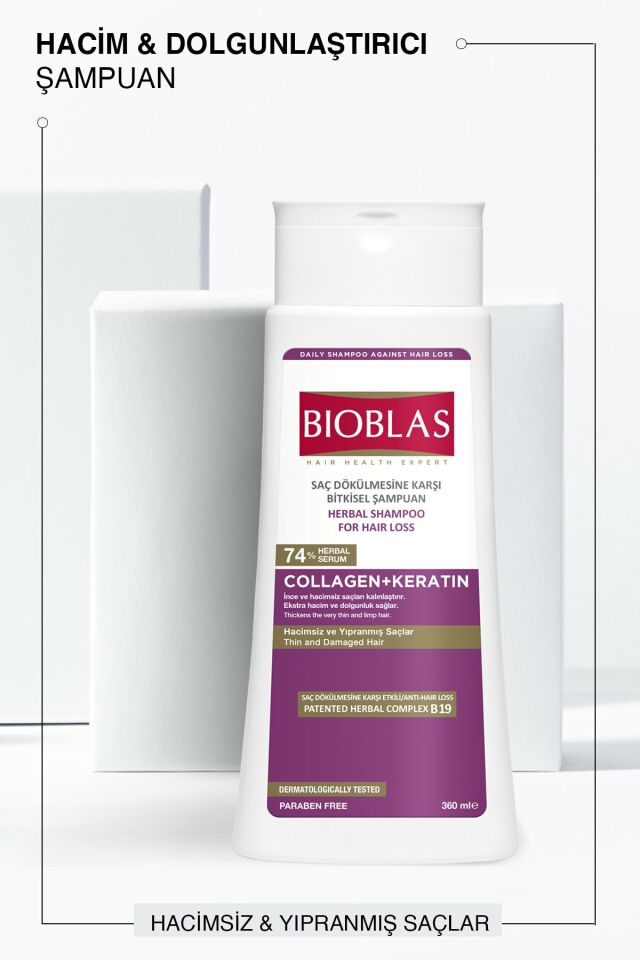 Volumizing Shampoo Against Hair Loss 360 ml - For fine and voluminous hair