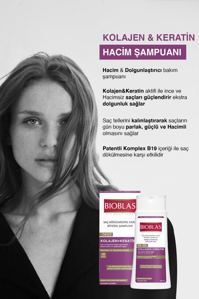 Volumizing Shampoo Against Hair Loss 360 ml - For fine and voluminous hair