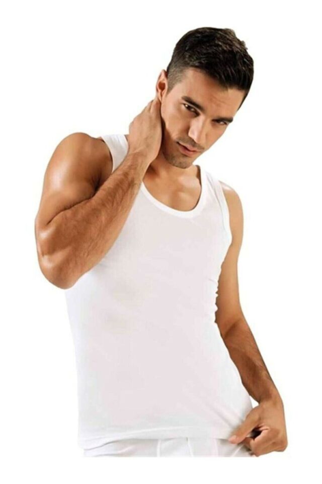 Men's White 6-Pack Classic Undershirt
