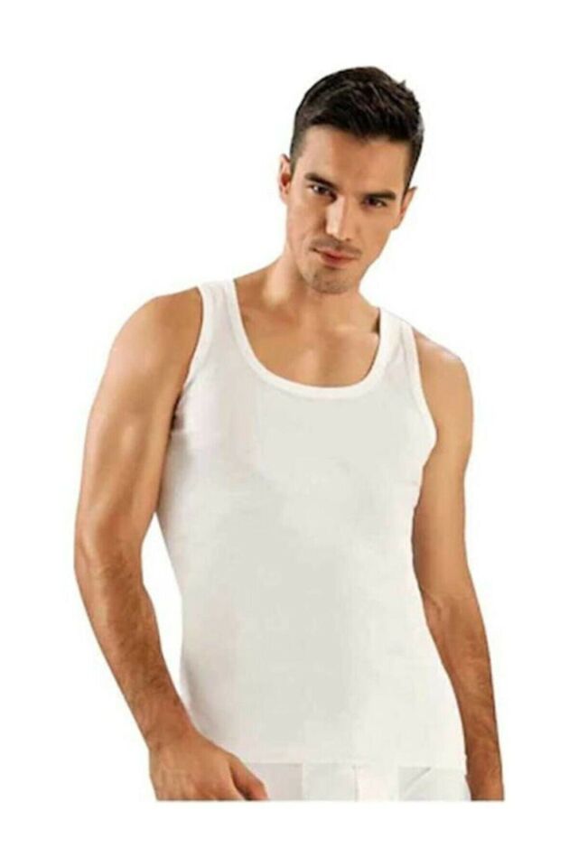 Men's White 6-Pack Classic Undershirt