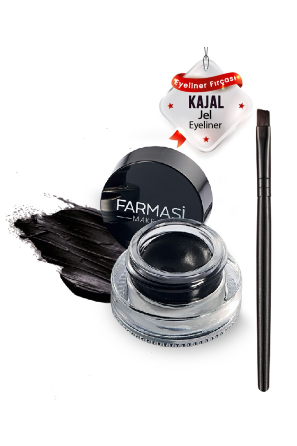 Kajal Gel Eyeliner & Eyeliner Brush