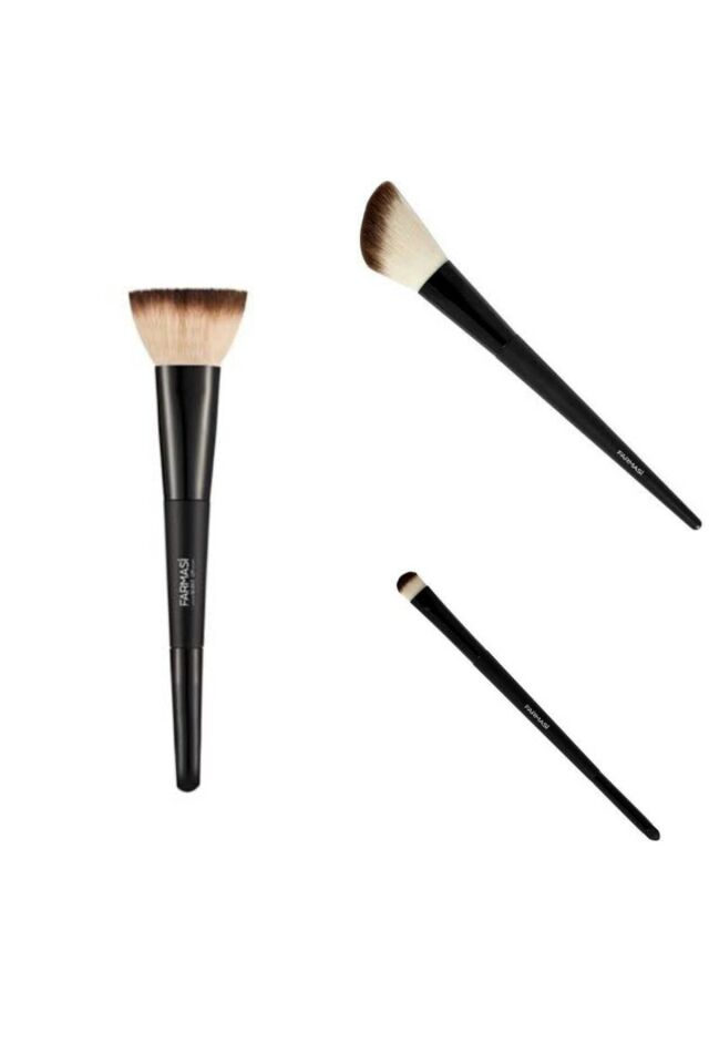 Makeup Brush Set 3 Pcs