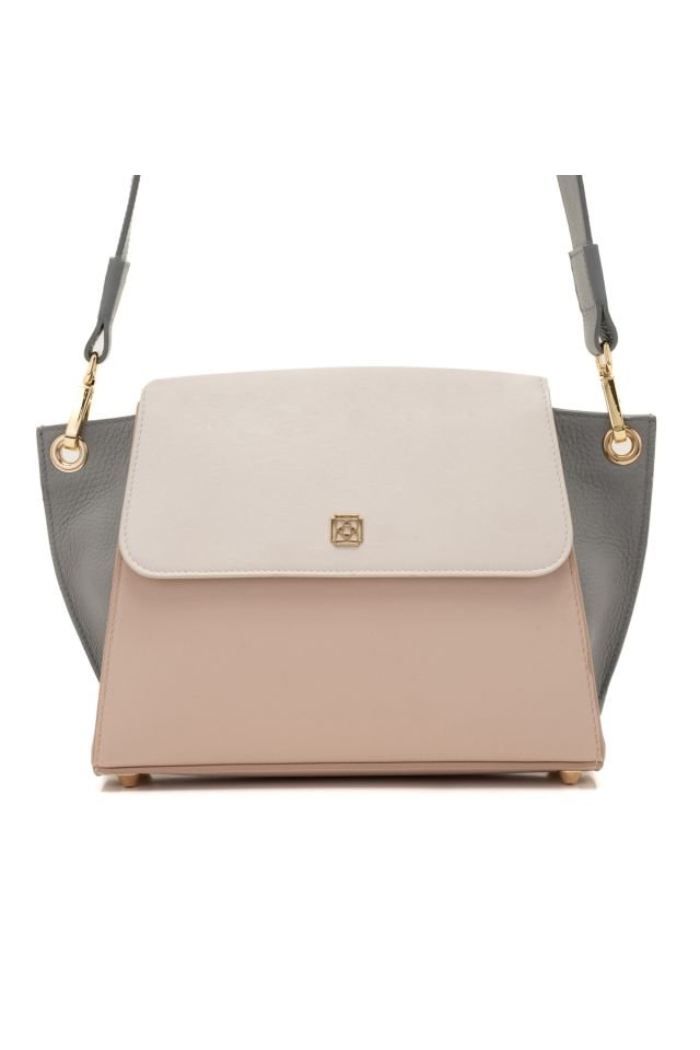 Anais Powder Women's Leather Messenger Bag