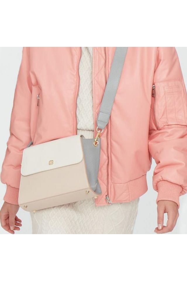 Anais Powder Women's Leather Messenger Bag
