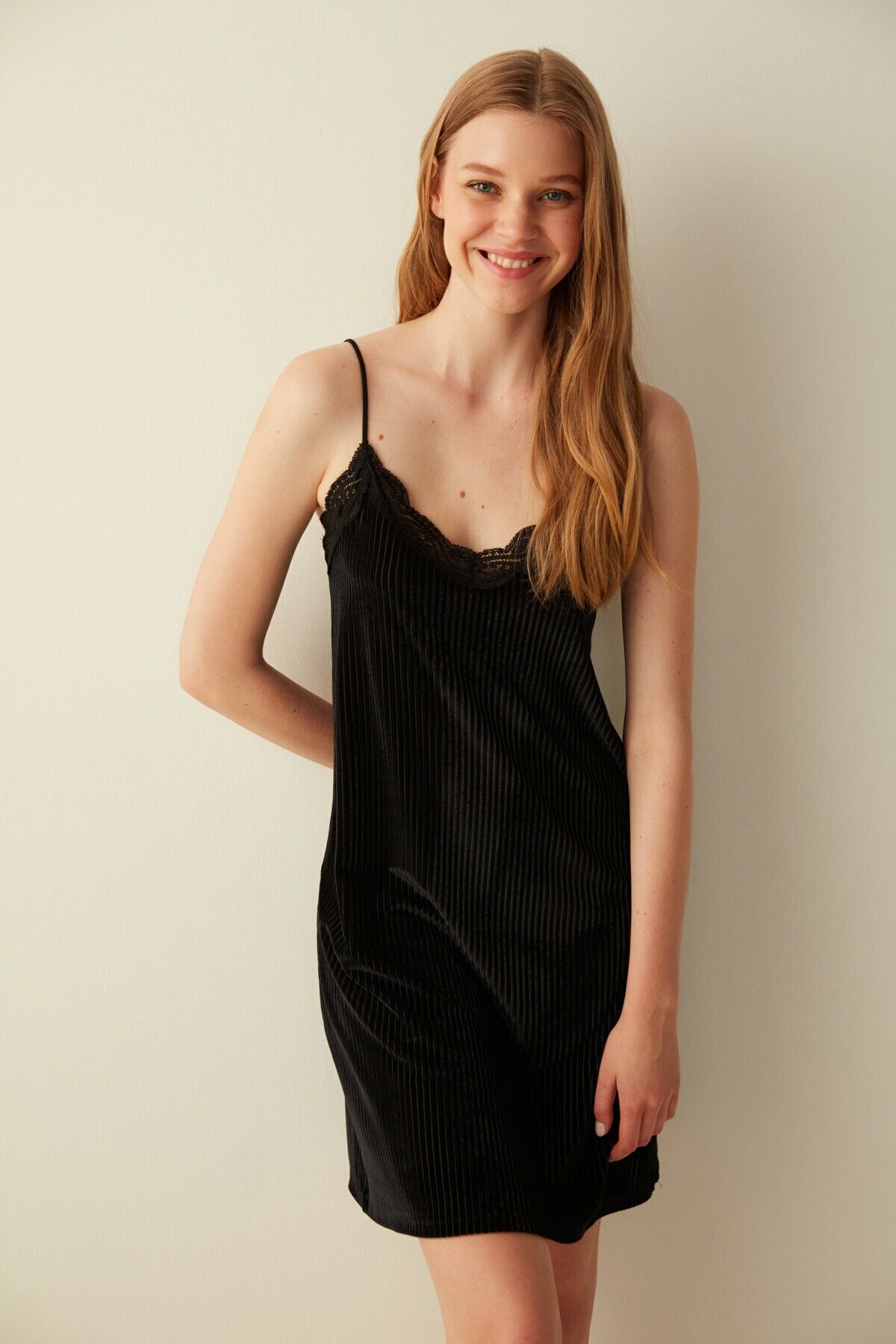 Black Mariana Velvet Dress
