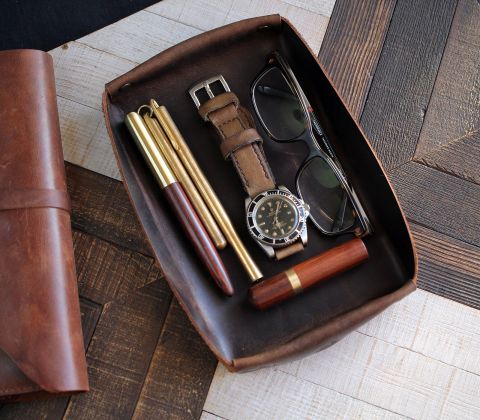 Vale Leather Tray