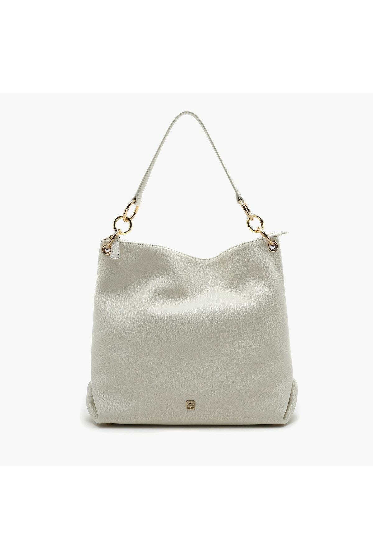 Featly White Women's Leather Shoulder Bag
