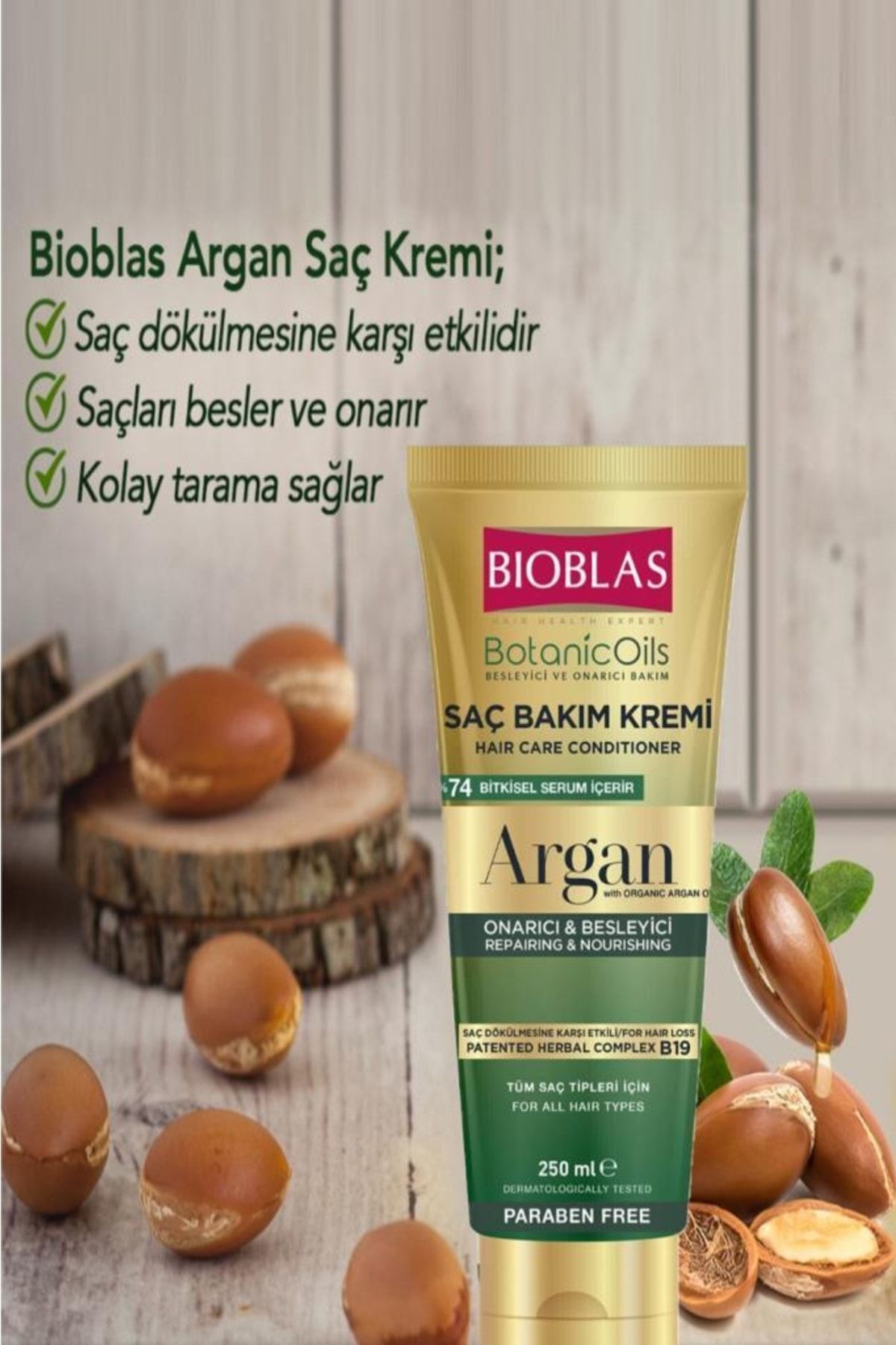 Argan Sıvı Saç Kremi 200 Ml - Argan Saç Bakım Kremi 250 Ml