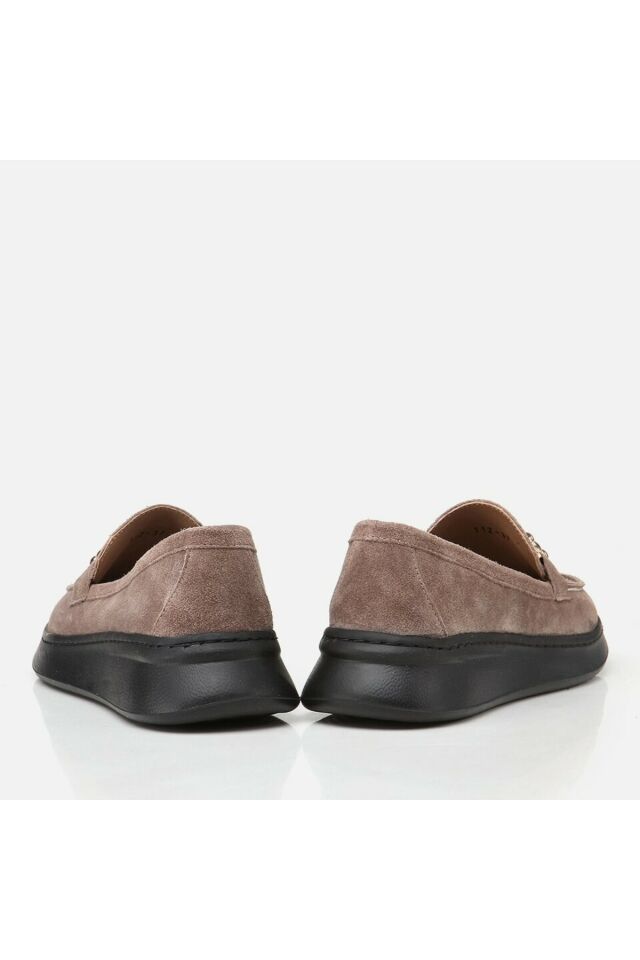 Hakiki Deri Vizon Kadın Loafer