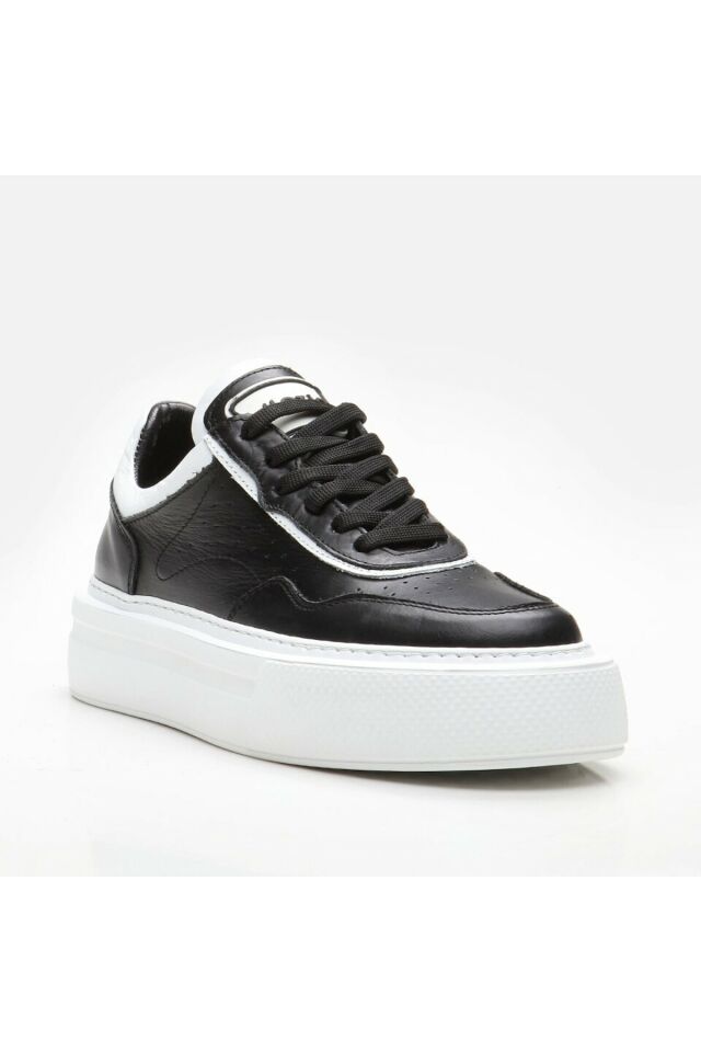 Genuine Leather Black Women's Oxford