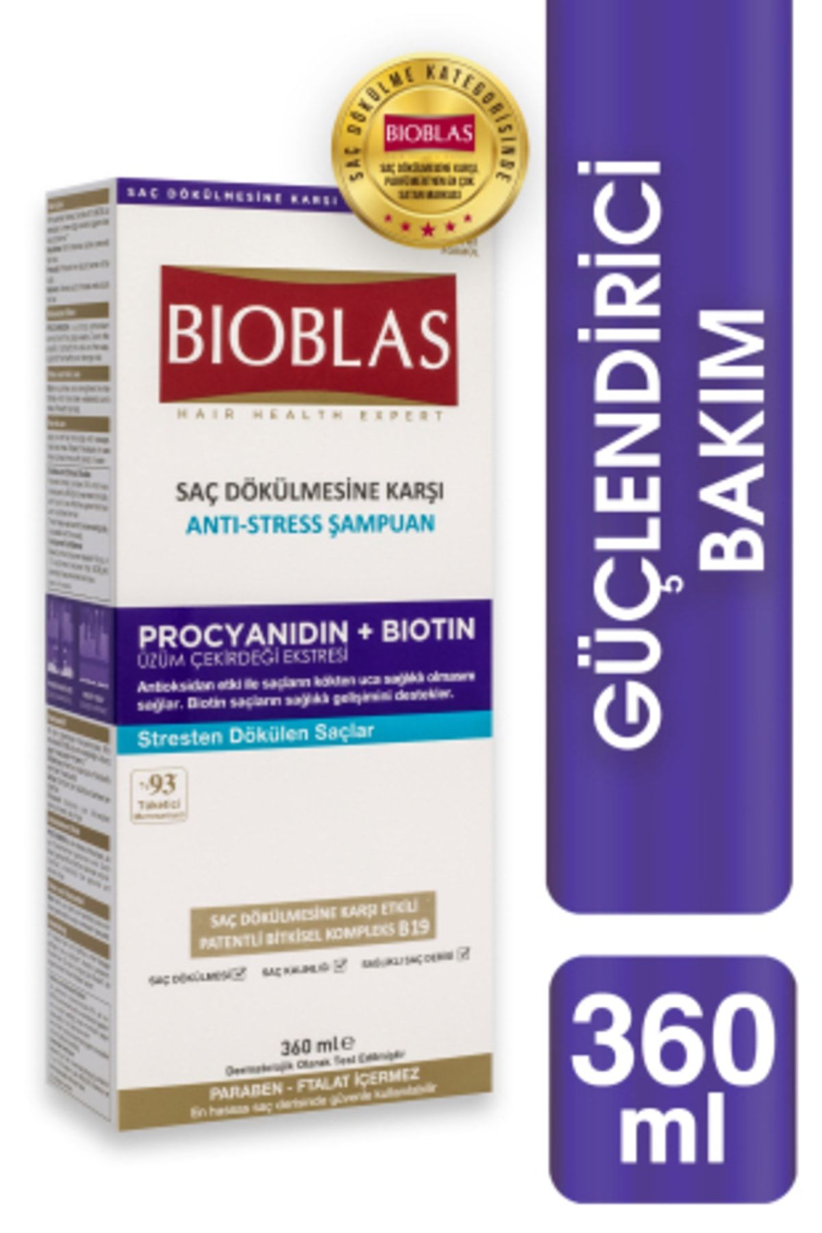 Bioblas Anti Stress - Dökülme Karşıtı Şampuan 360ml