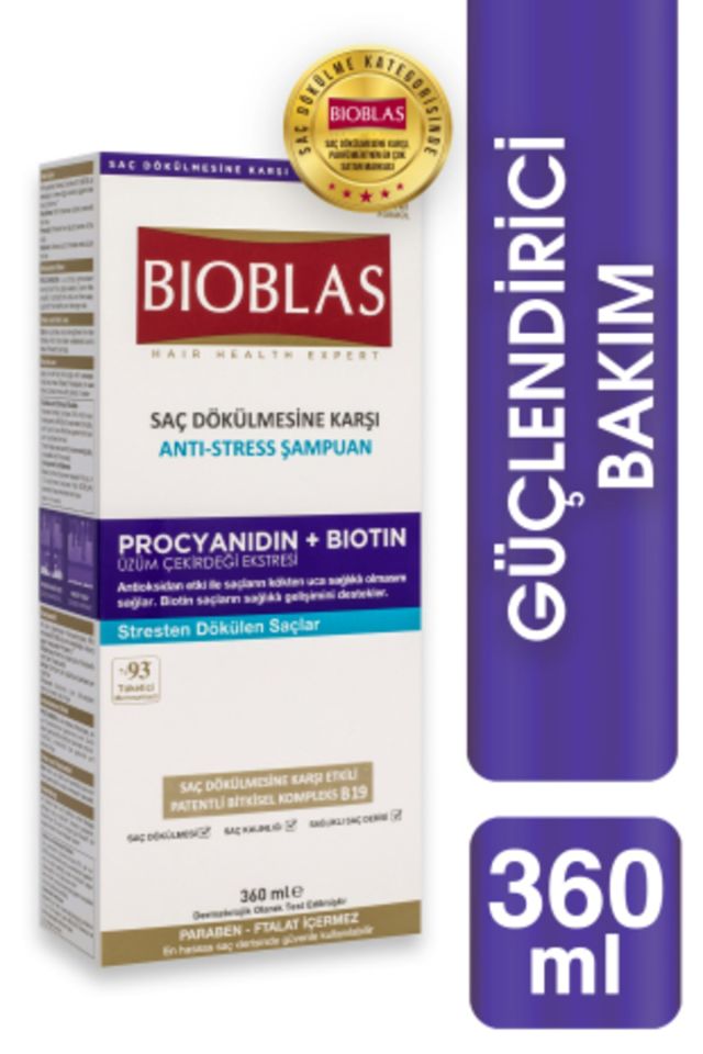 Bioblas Anti Stress - Dökülme Karşıtı Şampuan 360ml