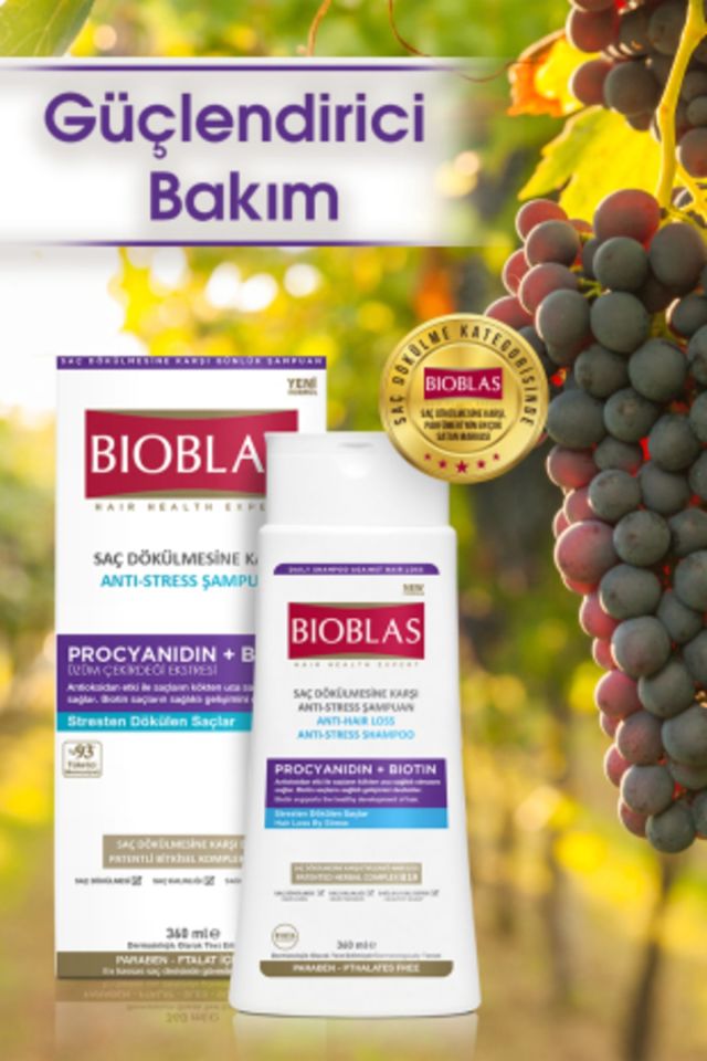 Bioblas Anti Stress - Dökülme Karşıtı Şampuan 360ml