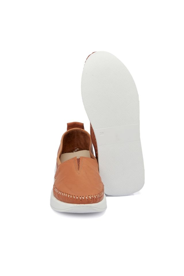 Tan Leather Women's Shoes