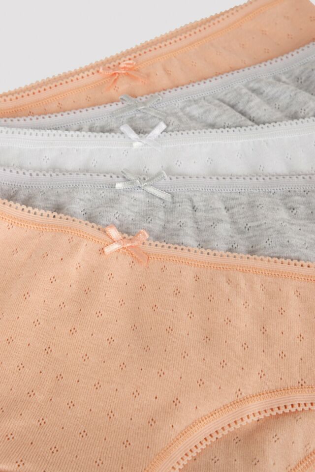 Kız Çocuk Pointel 5li Slip Külot