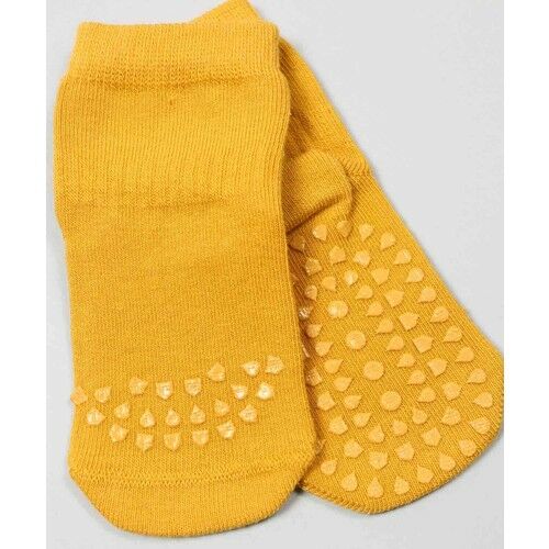 Crawling and Non-Slip Socks 6-24 Months Mustard-Yellow