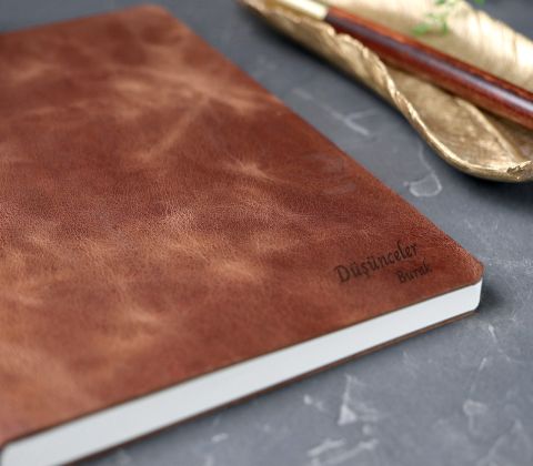 Deri Kapaklı A5 Defter