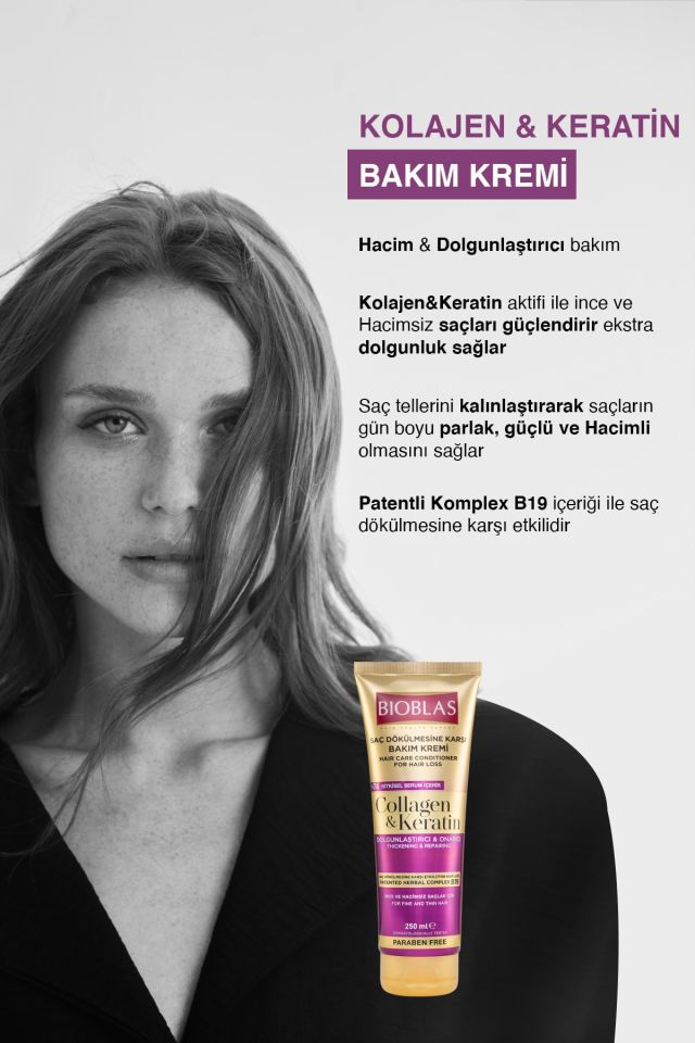 Anti-Hair Loss Cream 250ml Collagen&keratin