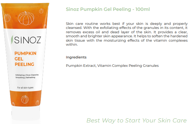 Pumpkin Gel - Pumpkin Extract, Exfoliation, Refreshing Face Scrub