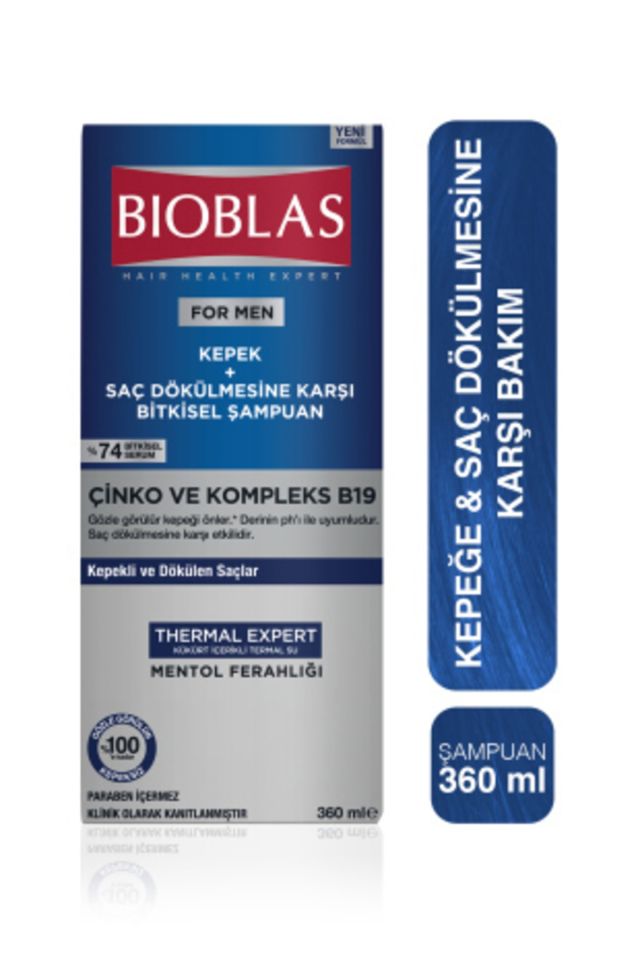 Thermal Expert Men Kepek ve Saç Dökülmesine Karşı Şampuan 360 Ml