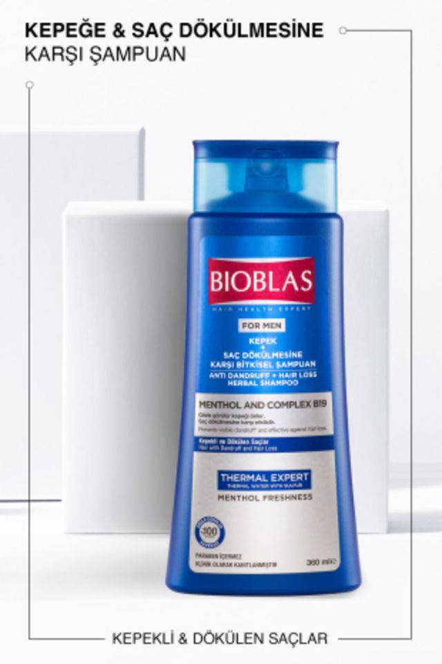 Thermal Expert Men Kepek ve Saç Dökülmesine Karşı Şampuan 360 Ml