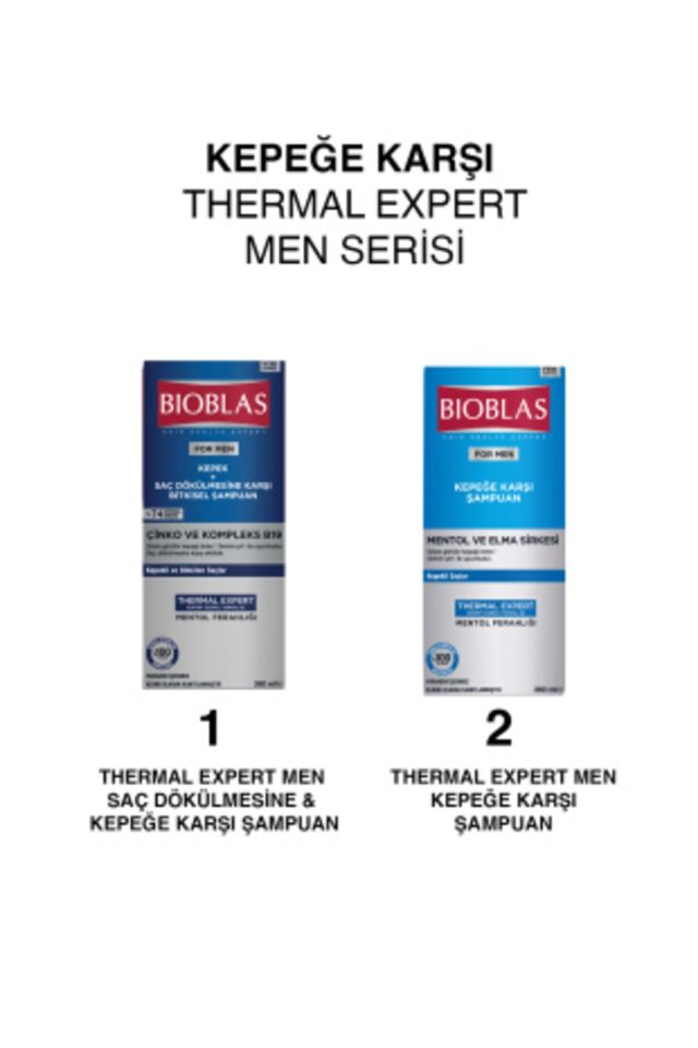 Thermal Expert Men Kepek ve Saç Dökülmesine Karşı Şampuan 360 Ml