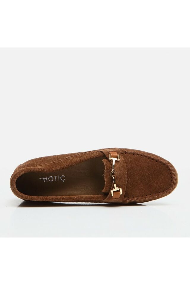 Genuine Leather Tobacco Women's Loafer